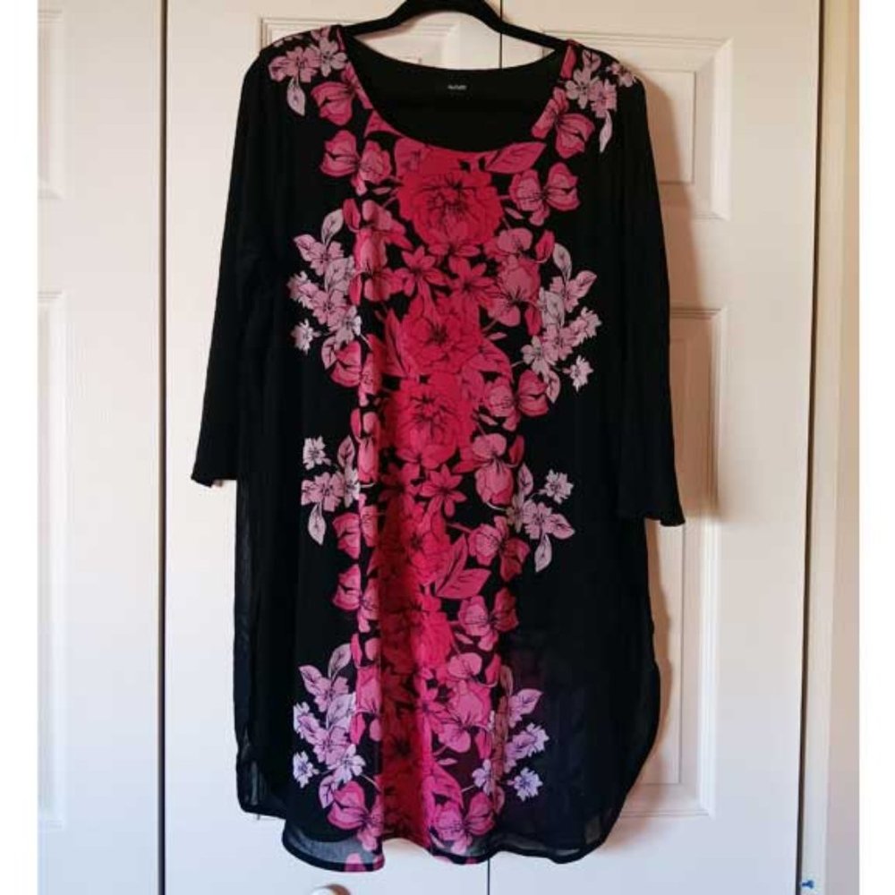 Alfani Semi-sheer Long Tunic, Size XL